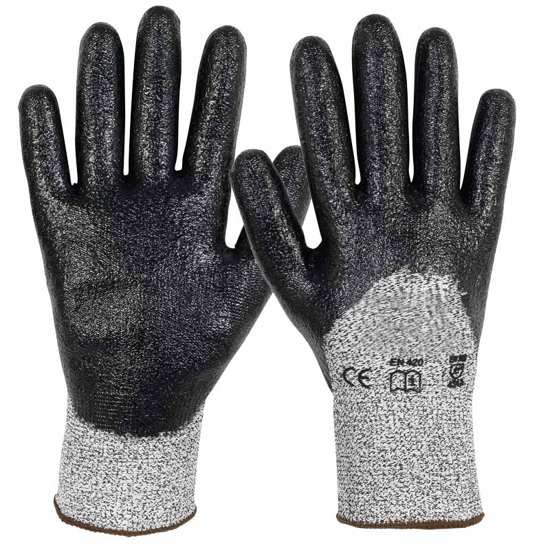 BLADEX 5, cut resistant glove made of microfoam nitrile S.10