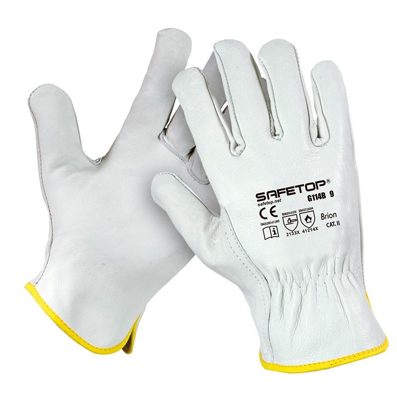 BRION, grain leather thermal glove 100ºC (indiv. bag)