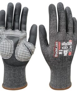 BladeLux, D-cut resistant glove with leather pads