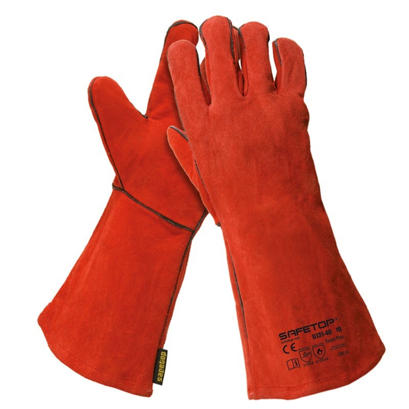 ESSEN PLUS, red welding glove 45 cm