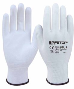 FEATHER TASK-White, seamless polyurethane glove