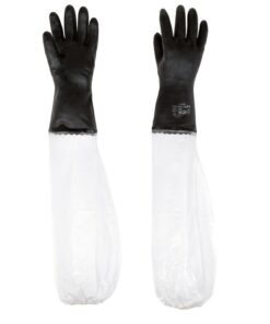 FINEDEX, chemical PVC glove with cuff 77 cm