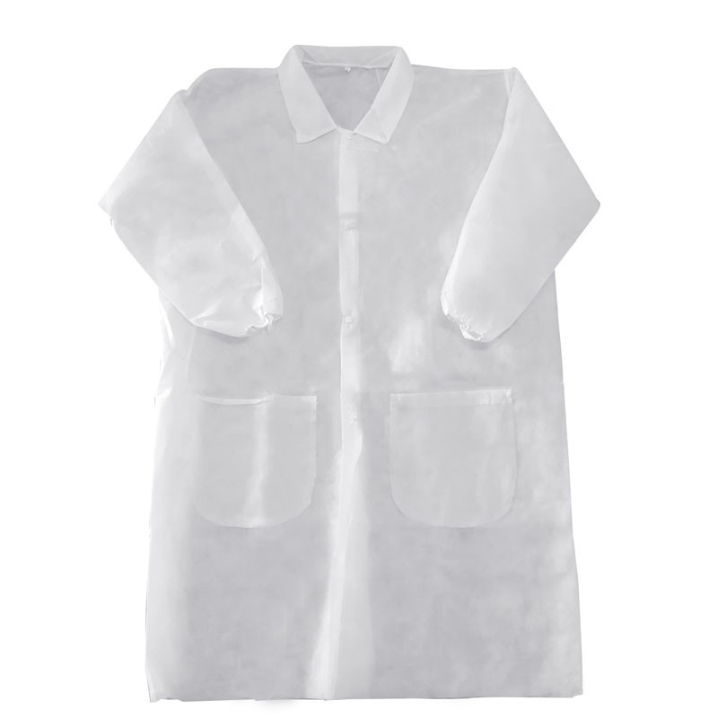 LABCOAT, white color made of polypropylene 67x104 cm