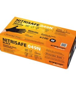 NITRISAFE BLACK, disposable chemical nitrile glove