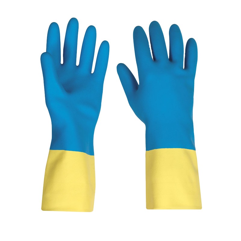 POWER BI-COLOR, chemical neoprene-latex glove