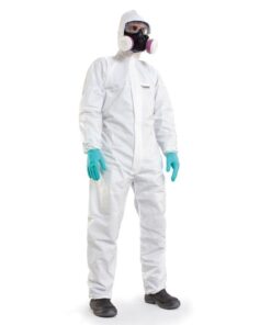 SKINGARD-SAFE White disposable coverall Cat.3 type 5, 6 AS