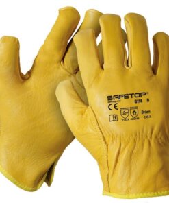 YELLOW BRION, leather thermal glove 250ºC (individual bag)